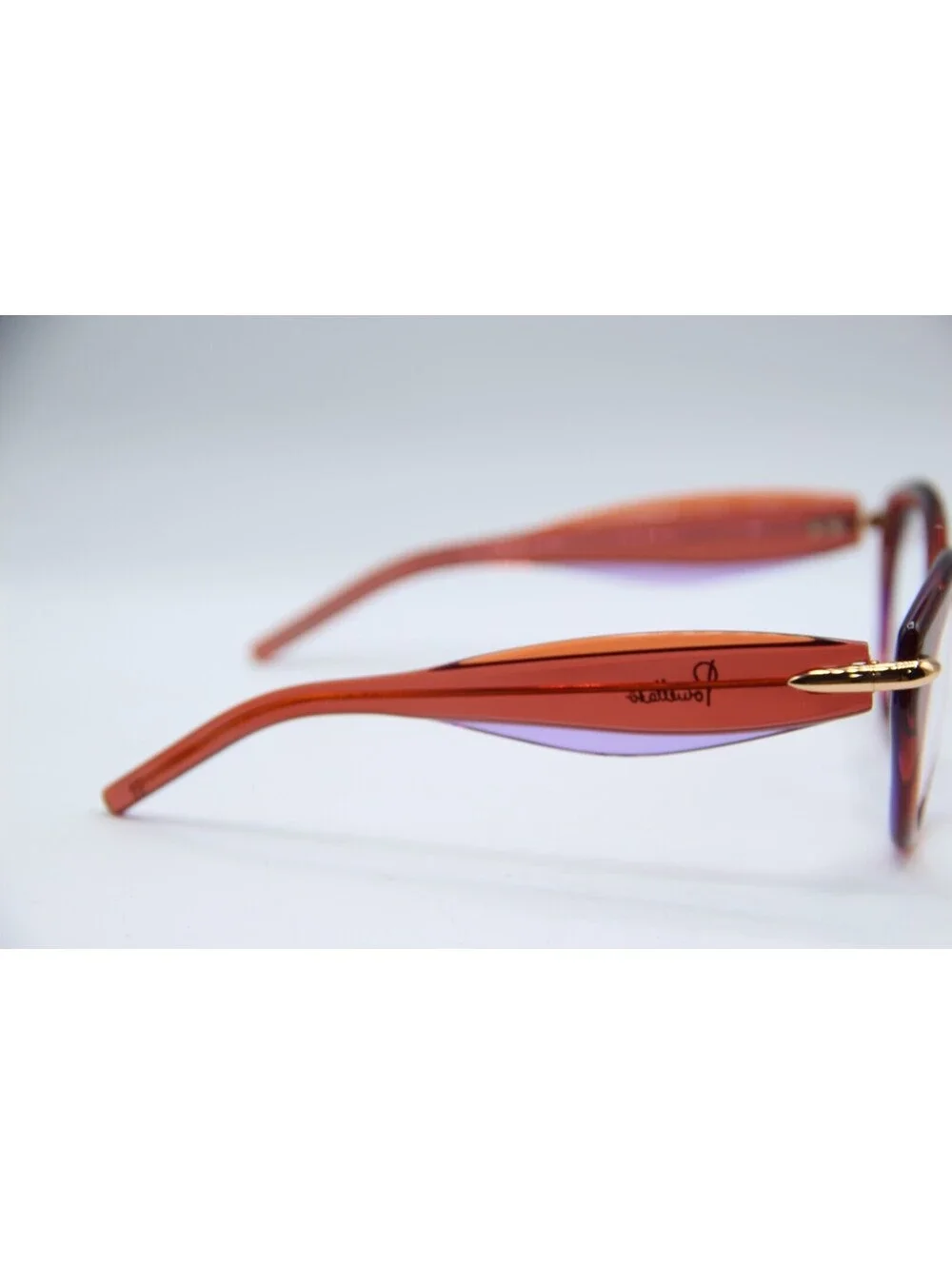 Pomellato Pm0020O 004 Red Clear Authentic Eyeglasses 48-19-140